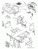 Poulan / Weed Eater PO15538LT (96018000501) - Poulan Lawn Tractor (2011-08) Ersatzteile CHASSIS / FRAME