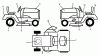 Poulan / Weed Eater PO17542LT (96012011001) - Poulan Lawn Tractor (2011-03) Ersatzteile DECALS