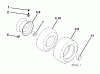 Poulan / Weed Eater PO17542LT (96018000401) - Poulan Lawn Tractor (2011-08) Ersatzteile WHEELS TIRES