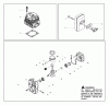 Poulan / Weed Eater BP402 - Poulan Pro Back Pack Blower Ersatzteile Cylinder & Crankcase Assembly