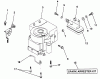 Poulan / Weed Eater PP1036SA - Poulan Pro Lawn Tractor Ersatzteile ENGINE / THROTTLE