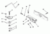Poulan / Weed Eater PP1036SA - Poulan Pro Lawn Tractor Ersatzteile SECTOR GEAR / AXLE SUPPORT