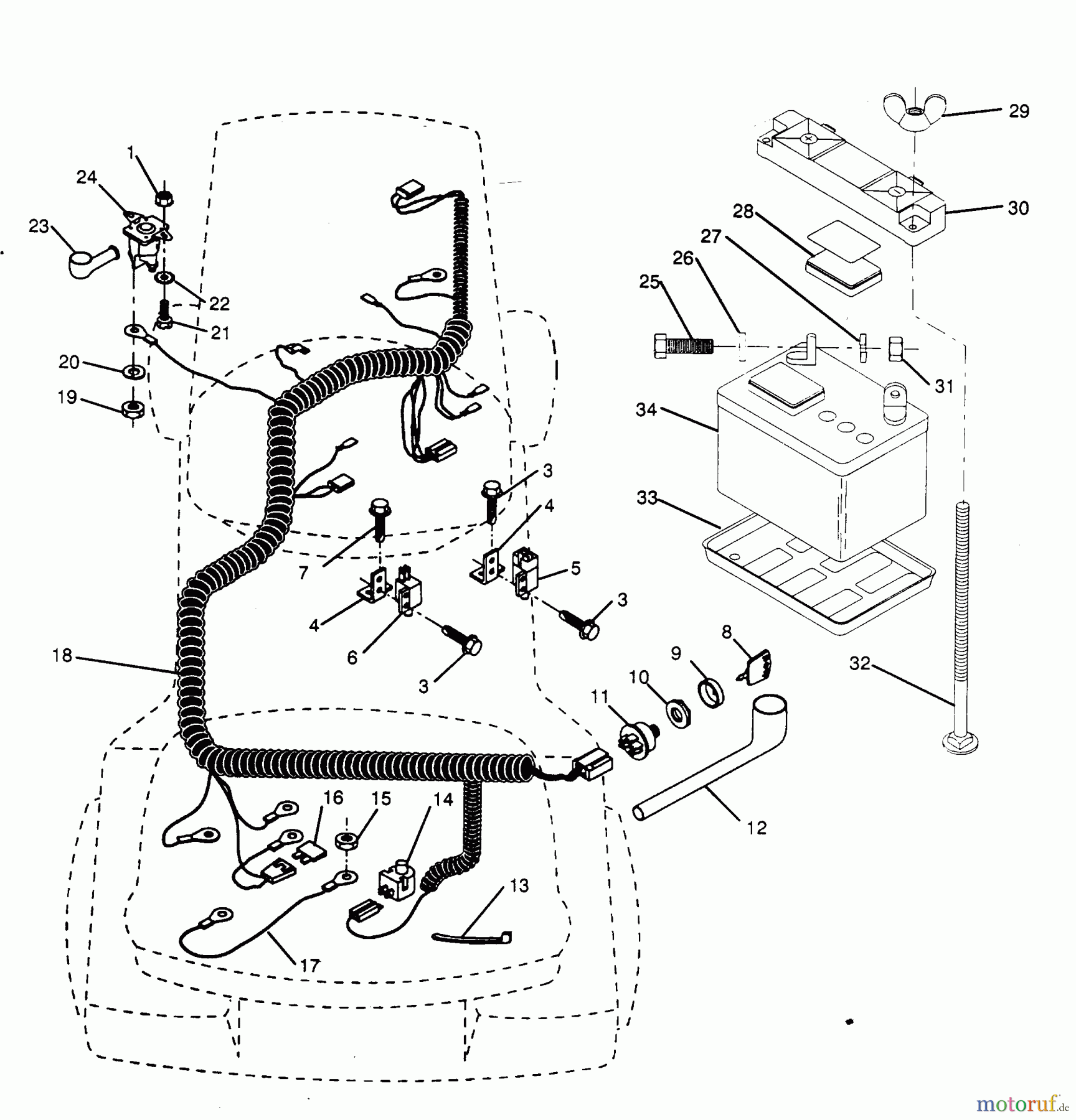 Poulan / Weed Eater Rasen und Gartentraktoren PP1136A - Poulan Pro Lawn Tractor ELECTRICAL
