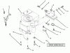 Poulan / Weed Eater PP1136A - Poulan Pro Lawn Tractor Ersatzteile ENGINE / THROTTLE
