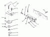 Poulan / Weed Eater PP1136A - Poulan Pro Lawn Tractor Ersatzteile SECTOR GEAR / AXLE SUPPORT