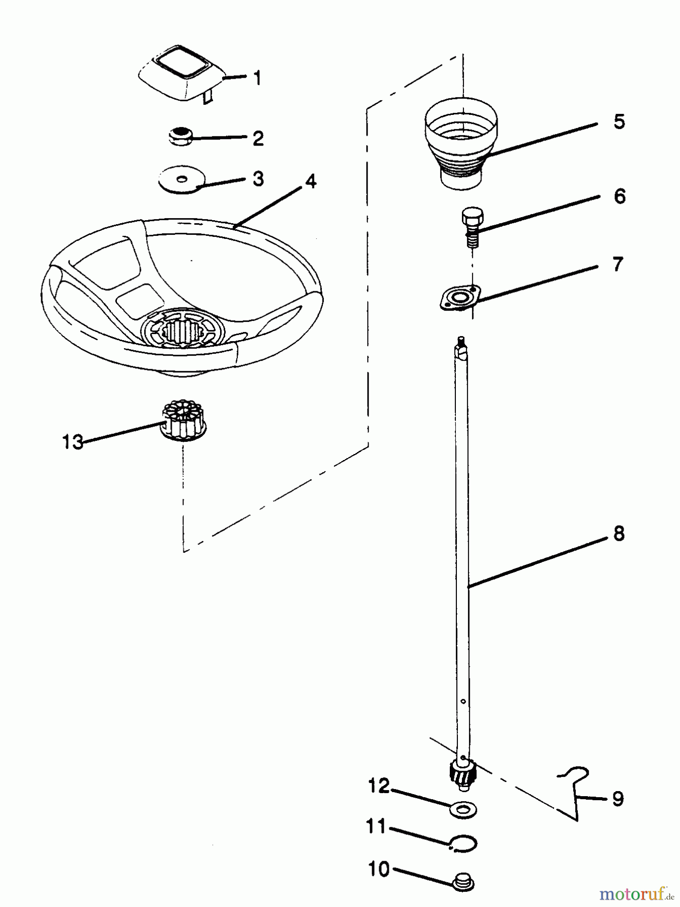 Poulan / Weed Eater Rasen und Gartentraktoren PP1136A - Poulan Pro Lawn Tractor STEERING WHEEL
