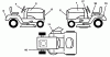 Poulan / Weed Eater PP1136JA - Poulan Pro Lawn Tractor Ersatzteile DECALS