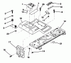Poulan / Weed Eater PP1136JA - Poulan Pro Lawn Tractor Ersatzteile FENDER / CHASSIS
