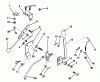 Poulan / Weed Eater PP1136JA - Poulan Pro Lawn Tractor Ersatzteile MOWER LIFT LEVER