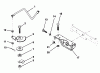 Poulan / Weed Eater PP1136JA - Poulan Pro Lawn Tractor Ersatzteile SECTOR GEAR / AXLE SUPPORT