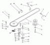 Poulan / Weed Eater PP11536 - Poulan Pro Lawn Tractor Ersatzteile Ground Drive