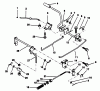 Poulan / Weed Eater PP11536KA - Poulan Pro Lawn Tractor Ersatzteile BRAKE / REAR MOWER LIFT ASSEMBLY