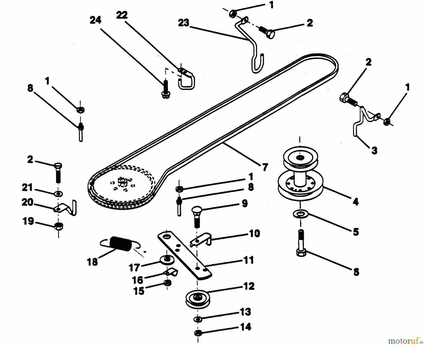 Poulan / Weed Eater Rasen und Gartentraktoren PP11536KA - Poulan Pro Lawn Tractor GROUND DRIVE