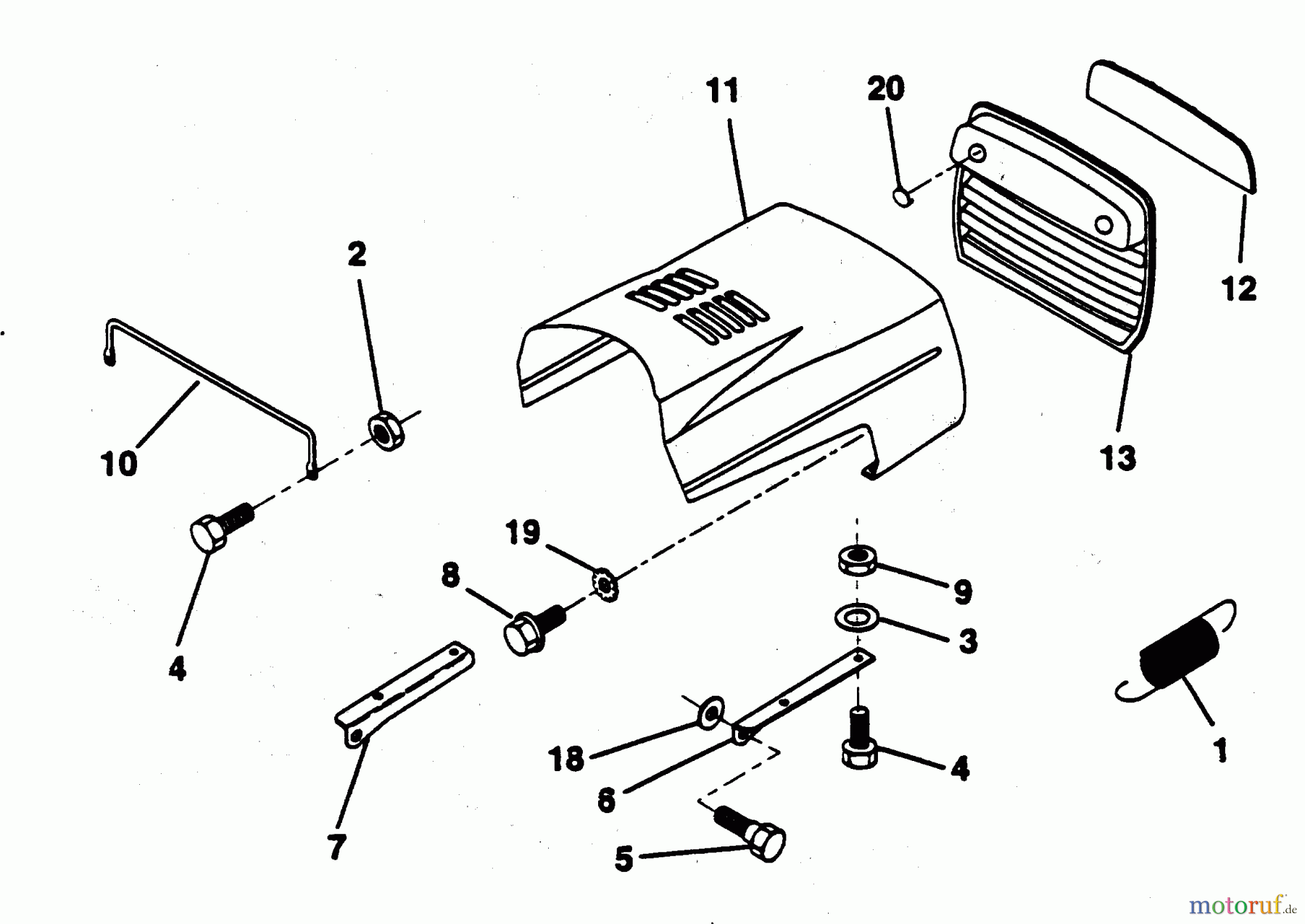 Poulan / Weed Eater Rasen und Gartentraktoren PP11536KA - Poulan Pro Lawn Tractor HOOD