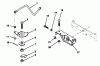 Poulan / Weed Eater PP11536KA - Poulan Pro Lawn Tractor Ersatzteile SECTOR GEAR / AXLE SUPPORT
