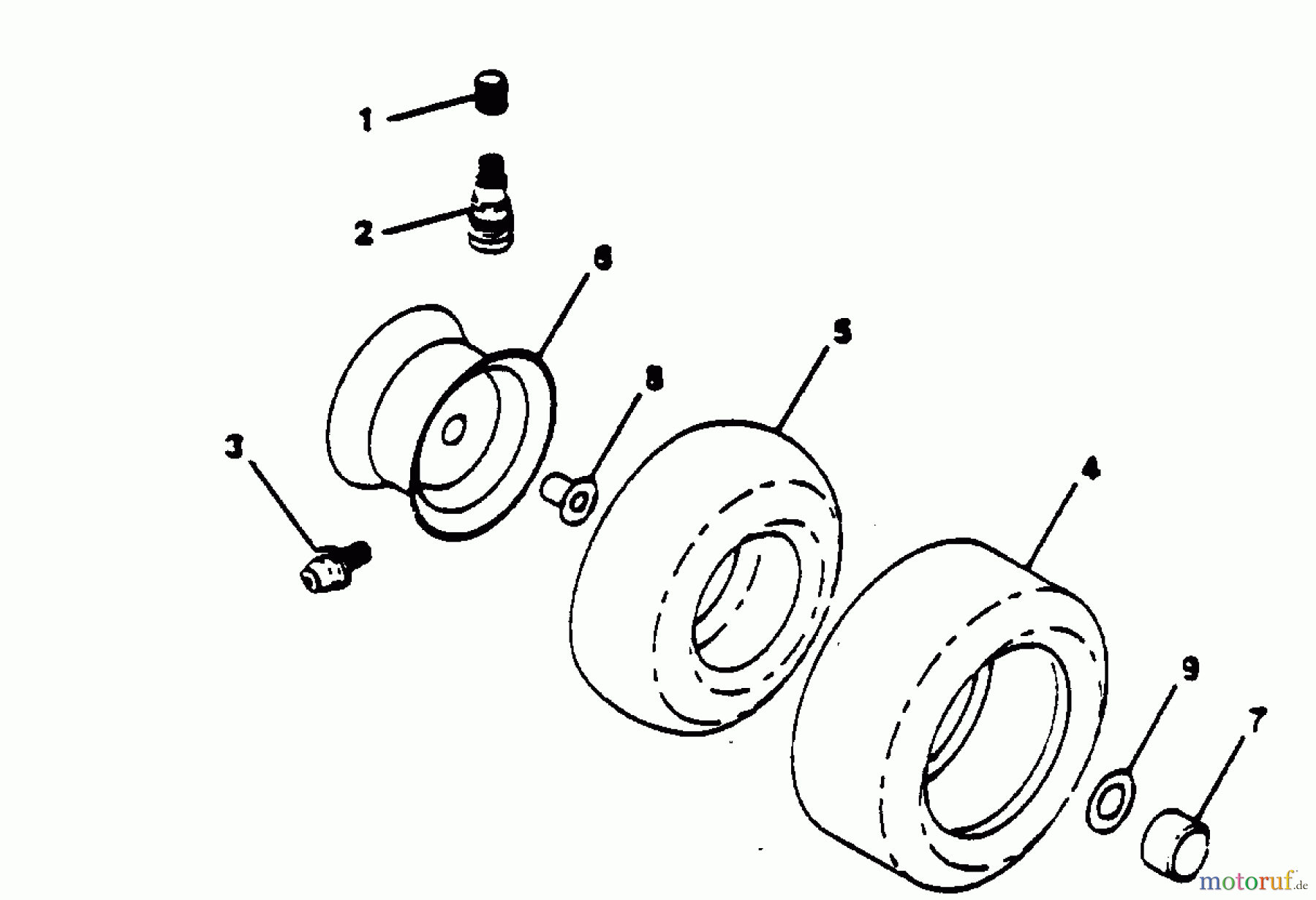Poulan / Weed Eater Rasen und Gartentraktoren PP11536KA - Poulan Pro Lawn Tractor WHEELS & TIRES