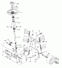 Poulan / Weed Eater PP1242 - Poulan Pro Lawn Tractor Ersatzteile STEERING ASSEMBLY
