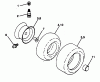 Poulan / Weed Eater PP1242 - Poulan Pro Lawn Tractor Ersatzteile WHEELS & TIRES