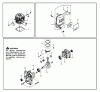 Poulan / Weed Eater BP406 - Poulan Pro Back Pack Blower (2007-06) Ersatzteile ENGINE