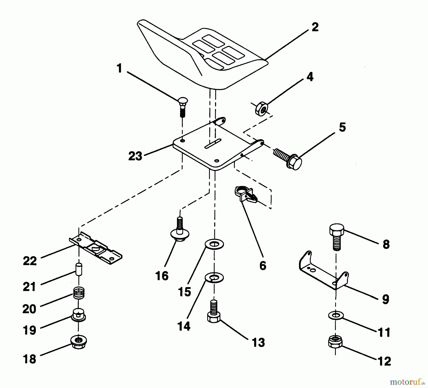 Poulan / Weed Eater Rasen und Gartentraktoren PP125H38K - Poulan Pro Lawn Tractor SEAT