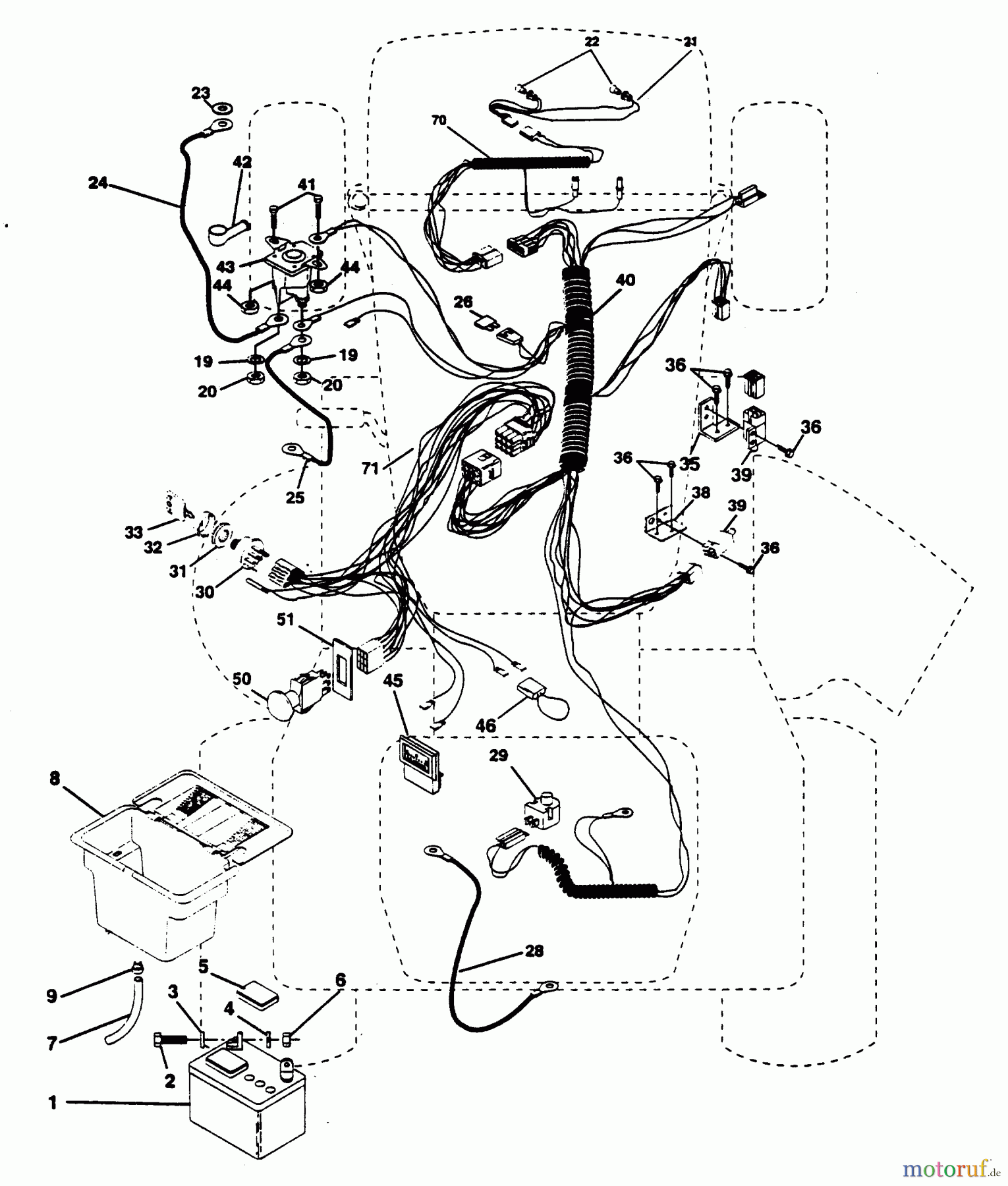 Poulan / Weed Eater Rasen und Gartentraktoren PP125H42JA - Poulan Pro Lawn Tractor ELECTRICAL