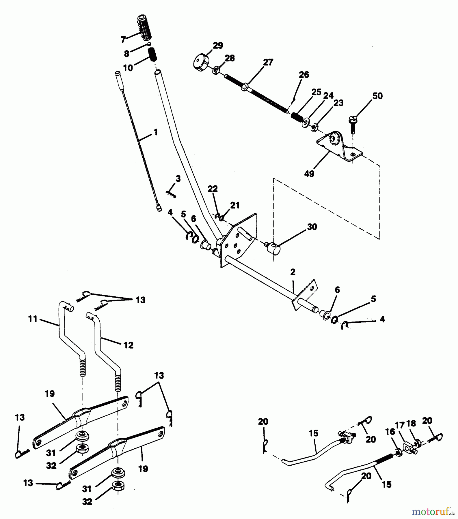 Poulan / Weed Eater Rasen und Gartentraktoren PP125H42JA - Poulan Pro Lawn Tractor LIFT