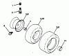 Poulan / Weed Eater PP125H42JA - Poulan Pro Lawn Tractor Ersatzteile WHEELS AND TIRES