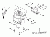 Poulan / Weed Eater PP12R38MIA - Poulan Pro Lawn Tractor Ersatzteile ENGINE / THROTTLE