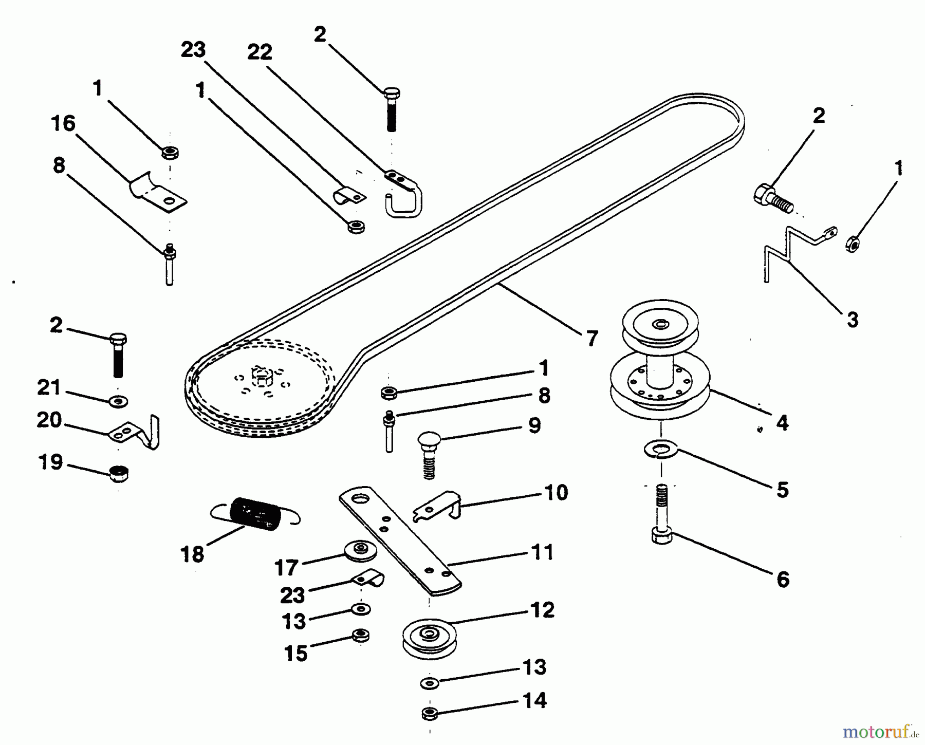  Poulan / Weed Eater Rasen und Gartentraktoren PP12R38MI - Poulan Pro Lawn Tractor GROUND DRIVE