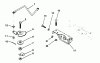 Poulan / Weed Eater PP12R38MIA - Poulan Pro Lawn Tractor Ersatzteile SECTOR GEAR / AXLE SUPPORT