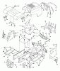Poulan / Weed Eater PP1338A - Poulan Pro Lawn Tractor Ersatzteile Chassis And Enclosures