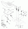 Poulan / Weed Eater PP1338A - Poulan Pro Lawn Tractor Ersatzteile Seat Assembly