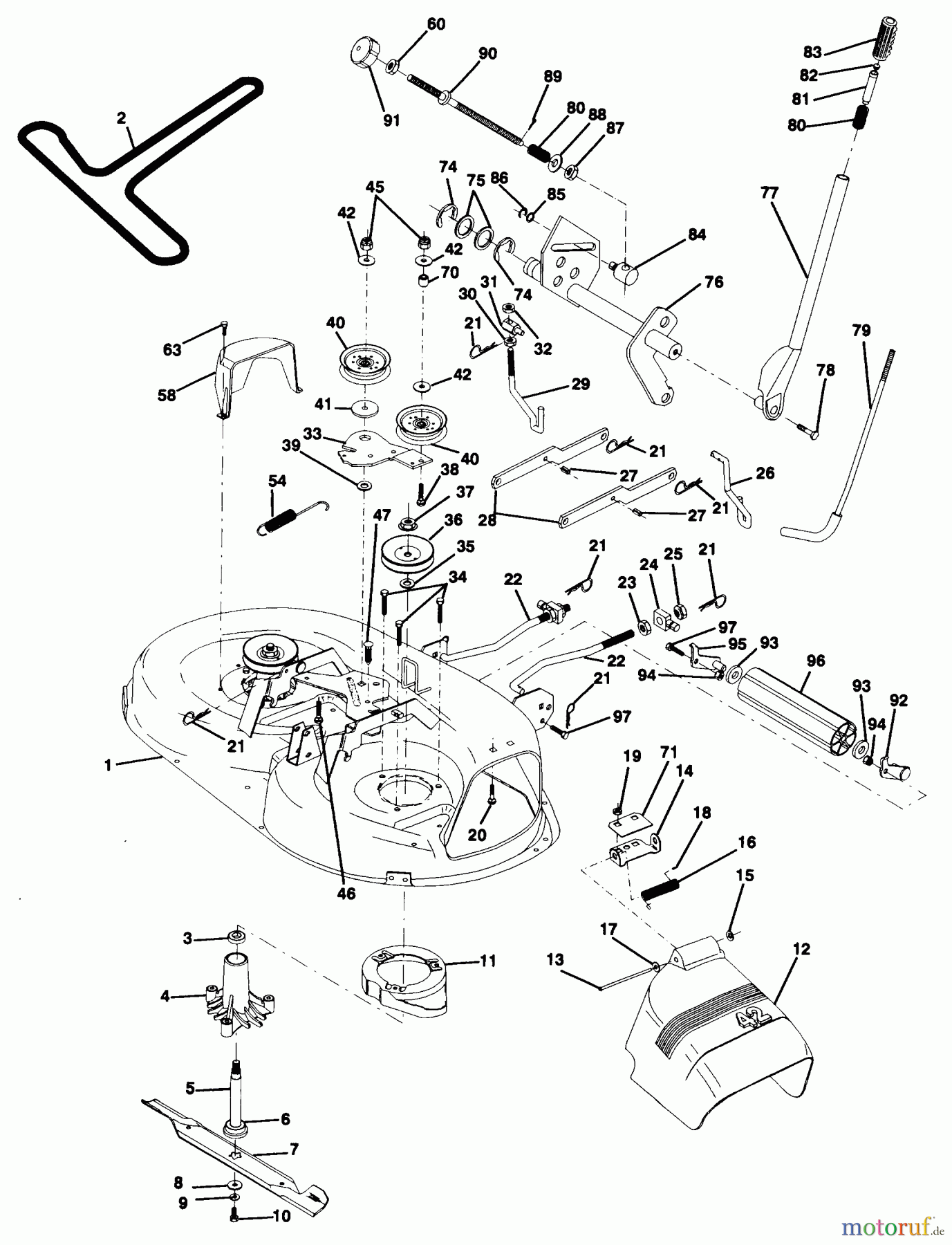 Poulan / Weed Eater Rasen und Gartentraktoren PP1442 - Poulan Pro Lawn Tractor MOWER 42