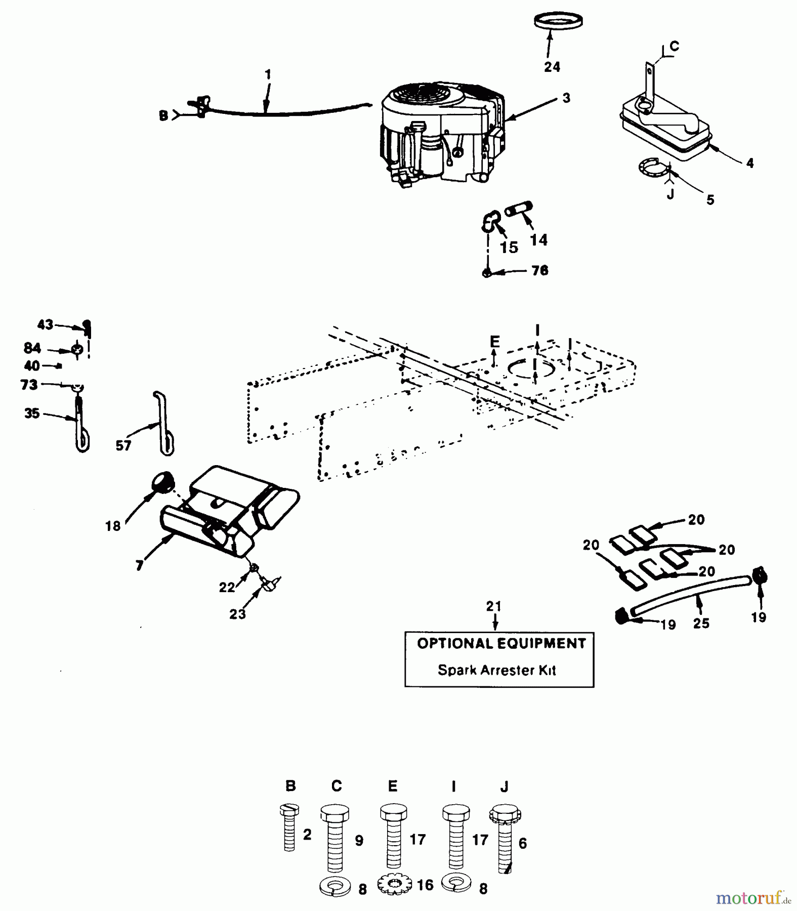 Poulan / Weed Eater Rasen und Gartentraktoren PP1442 - Poulan Pro Lawn Tractor POWER AND MECHANICAL CONTROLS GROUP