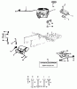 Poulan / Weed Eater PP1442 - Poulan Pro Lawn Tractor Ersatzteile POWER AND MECHANICAL CONTROLS GROUP