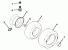 Poulan / Weed Eater PP1442 - Poulan Pro Lawn Tractor Ersatzteile WHEELS & TIRES
