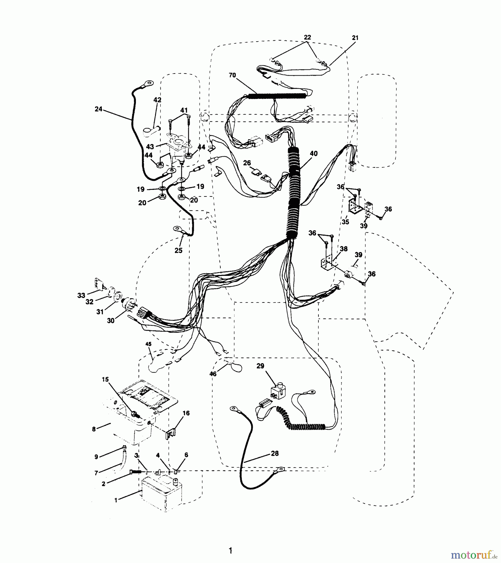 Poulan / Weed Eater Rasen und Gartentraktoren PP14542K - Poulan Pro Lawn Tractor ELECTRICAL
