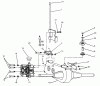 Poulan / Weed Eater PP14H44A - Poulan Pro Lawn Tractor Ersatzteile TRANSAXLE AND PUMP ASSEMBLY