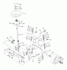 Poulan / Weed Eater PP1644JA - Poulan Pro Lawn Tractor Ersatzteile STEERING ASSEMBLY