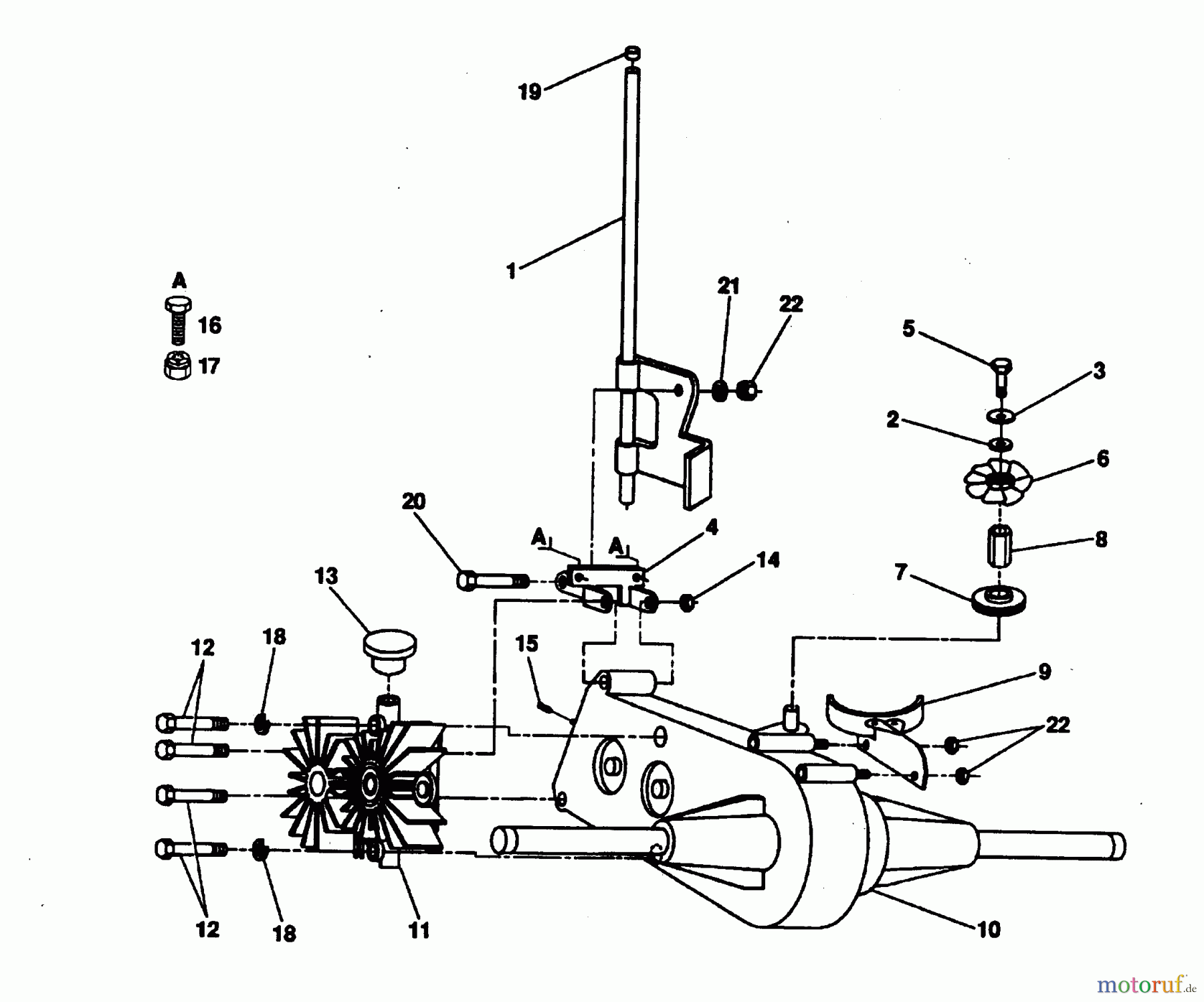 Poulan / Weed Eater Rasen und Gartentraktoren PP16H44B - Poulan Pro Lawn Tractor TRANSAXLE AND PUMP ASSEMBLY