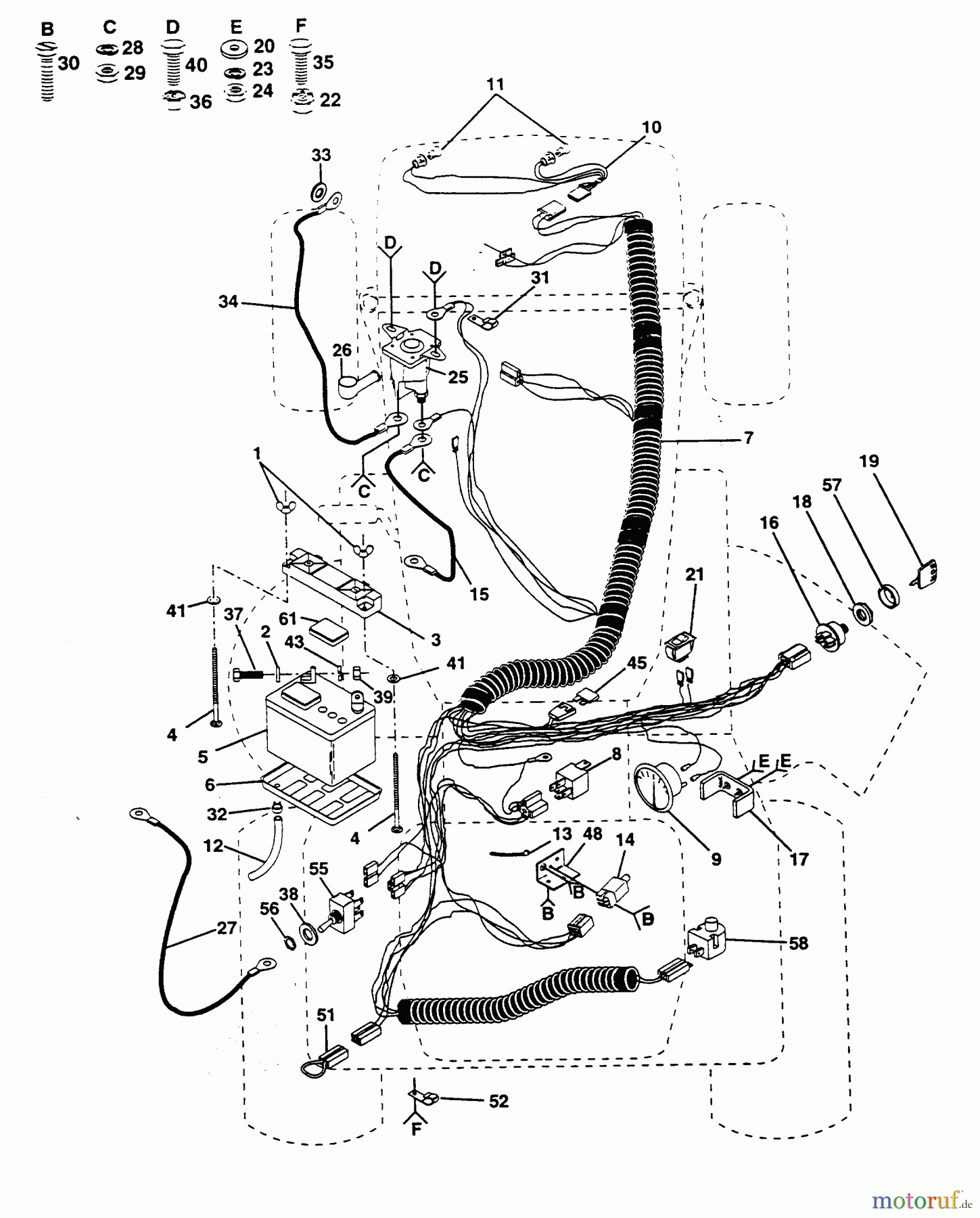 Poulan / Weed Eater Rasen und Gartentraktoren PP16H44 - Poulan Pro Lawn Tractor ELECTRICAL