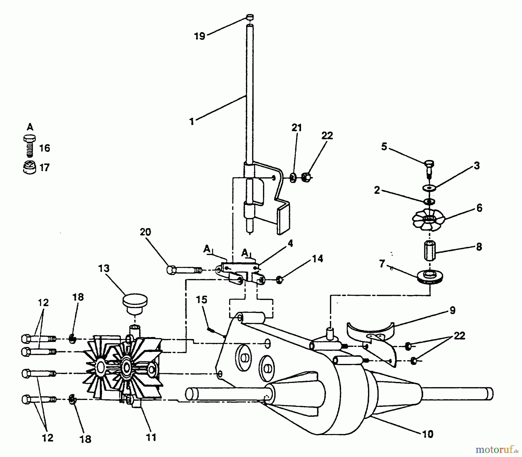 Poulan / Weed Eater Rasen und Gartentraktoren PP16H44C - Poulan Pro Lawn Tractor TRANSAXLE AND PUMP ASSEMBLY