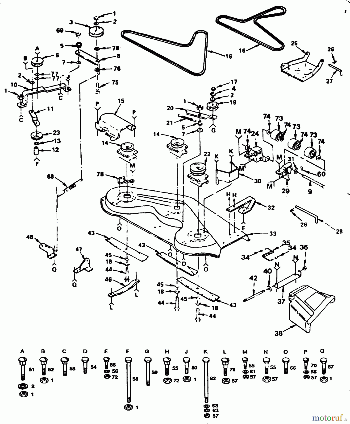 Poulan / Weed Eater Rasen und Gartentraktoren PP1844 - Poulan Pro Lawn Tractor MOWER