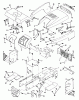 Poulan / Weed Eater PP1844KA - Poulan Pro Lawn Tractor Ersatzteile CHASSIS AND ENCLOSURES