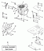 Poulan / Weed Eater PP1844KA - Poulan Pro Lawn Tractor Ersatzteile ENGINE