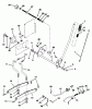 Poulan / Weed Eater PP1844KA - Poulan Pro Lawn Tractor Ersatzteile MOWER LIFT ASSEMBLY