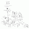 Poulan / Weed Eater PP1844KA - Poulan Pro Lawn Tractor Ersatzteile STEERING ASSEMBLY