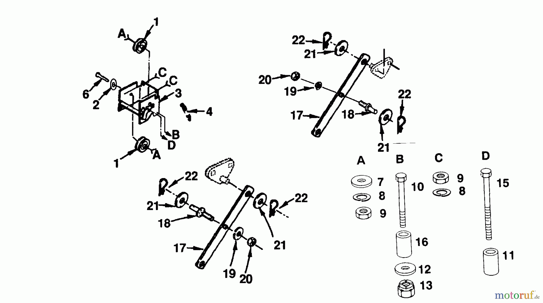 Poulan / Weed Eater Rasen und Gartentraktoren PP2050 - Poulan Pro Lawn Tractor ATTACHING PARTS