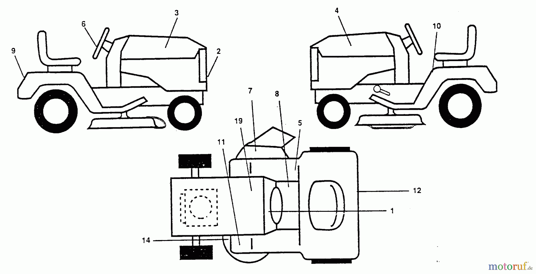 Poulan / Weed Eater Rasen und Gartentraktoren PP20H50JA - Poulan Pro Lawn Tractor DECALS