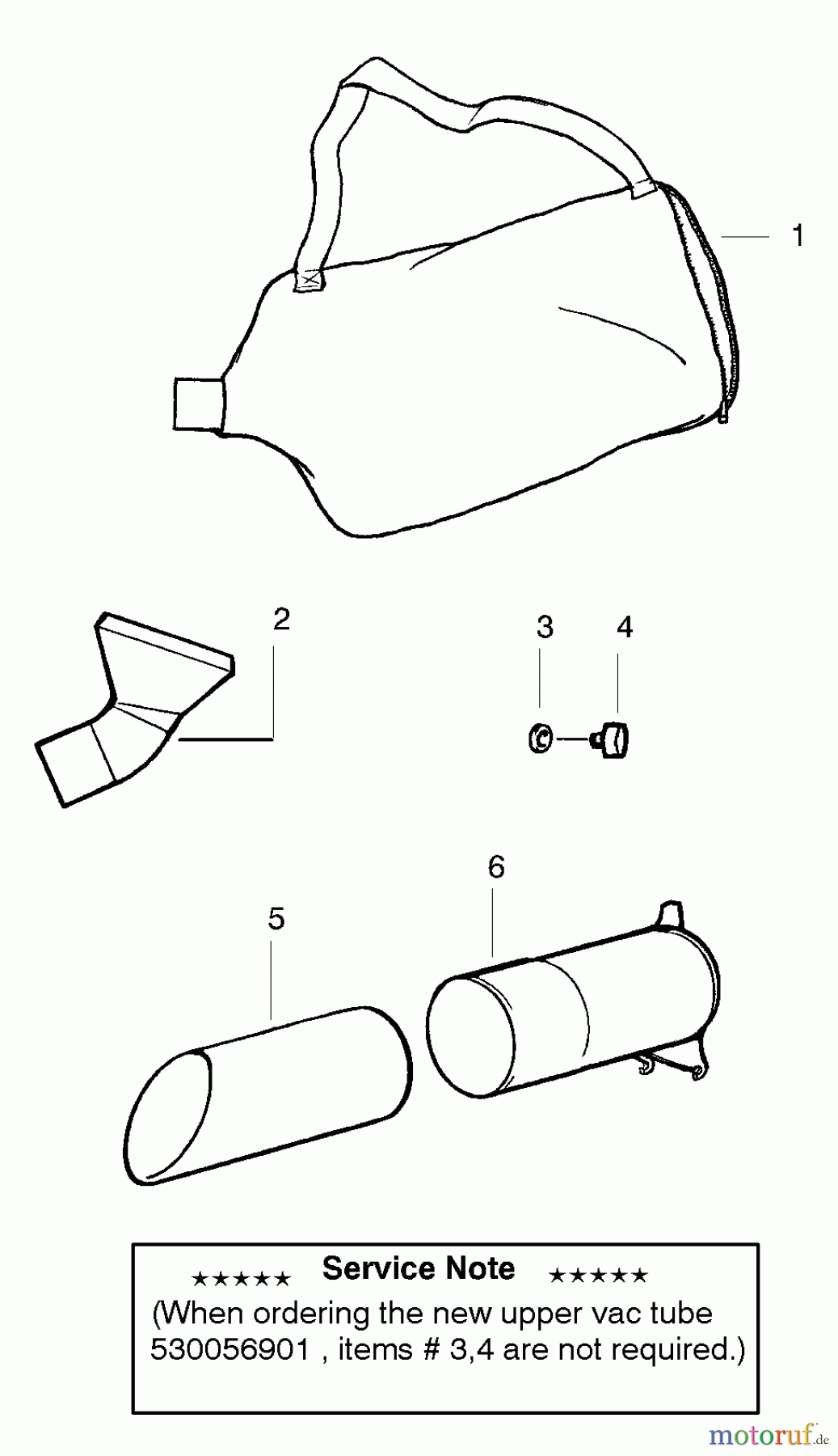 Poulan / Weed Eater Bläser / Sauger / Häcksler / Mulchgeräte BV1800 (Type 1) - Weed Eater Barracuda Blower Vacuum Tube Assembly